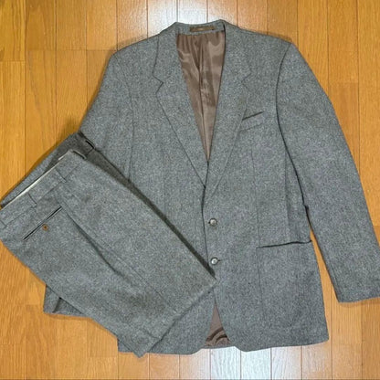 Good condition 70s vintage suit retro single casual suit coming of age ceremony