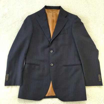 Vintage 90' Modern Suit Setup REDA Fabric Good Condition Navy M