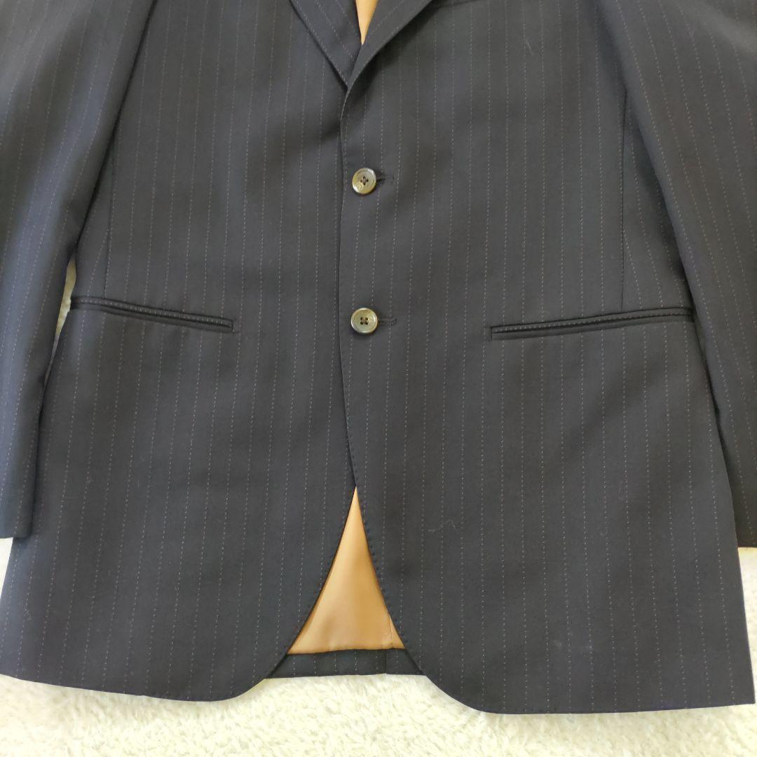 Vintage 90' Modern Suit Setup REDA Fabric Good Condition Navy M