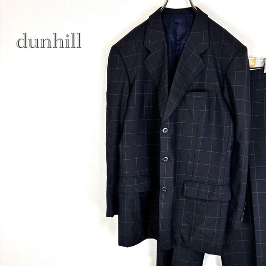 ♦︎Dunhill suit setup plaid jacket slacks office