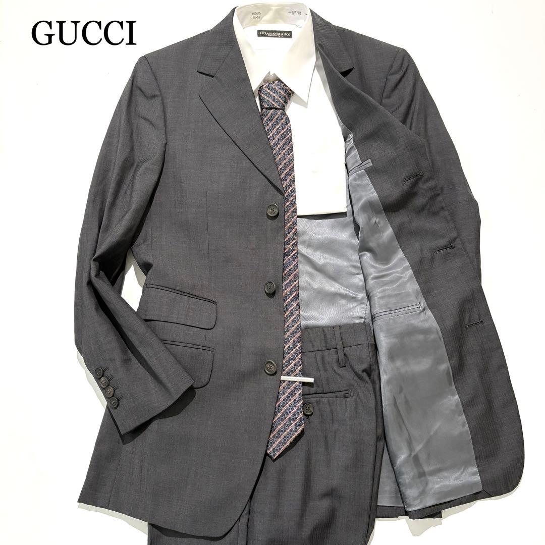 [Unused] GUCCI Gucci Suit Setup Logo Button Gray 44