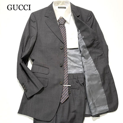 [Unused] GUCCI Gucci Suit Setup Logo Button Gray 44