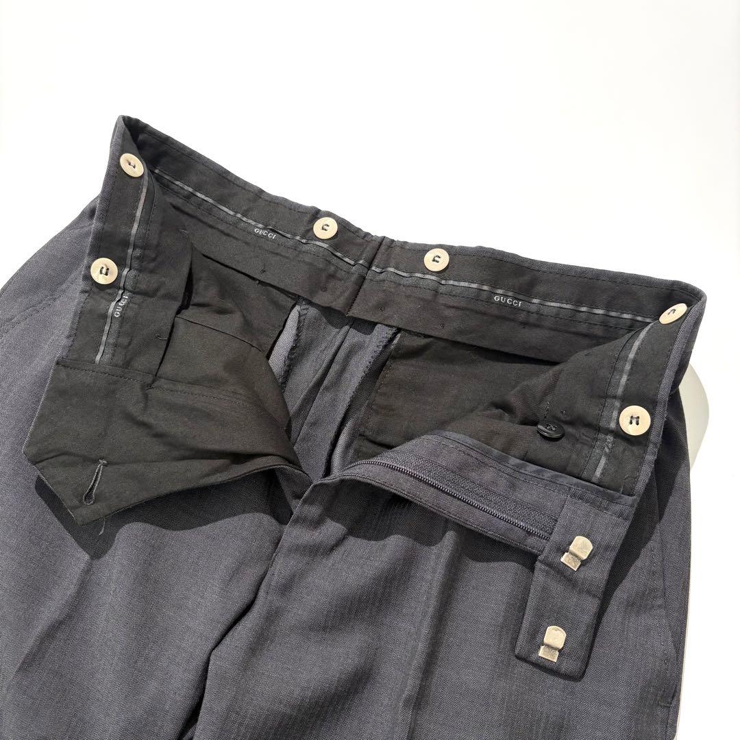[Unused] GUCCI Gucci Suit Setup Logo Button Gray 44