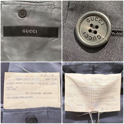 [Unused] GUCCI Gucci Suit Setup Logo Button Gray 44