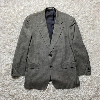 Men's Setup Suit Glen Check Houndstooth Pattern Vintage