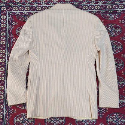 Rare!Polo Ralph Lauren Seersucker Suit Setup 36s Made in Italy