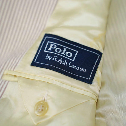 Rare!Polo Ralph Lauren Seersucker Suit Setup 36s Made in Italy