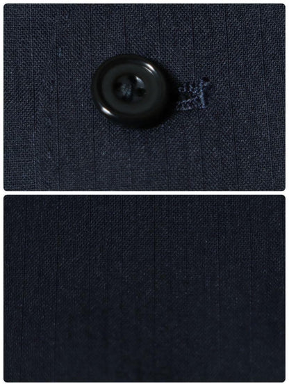 [One-of-a-kind item] Tie shirt vest ombre check paisley pattern L