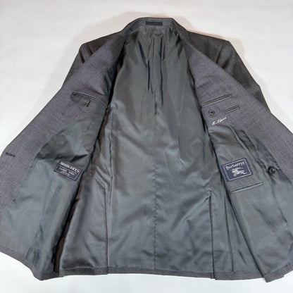 Burberry Double Suit AB5 100% Lambswool Vintage Masaki Suda