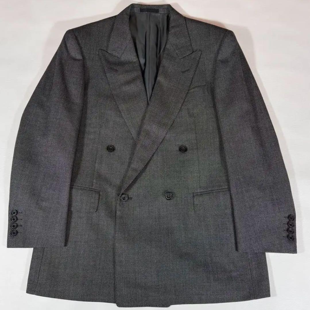 Burberry Double Suit AB5 100% Lambswool Vintage Masaki Suda