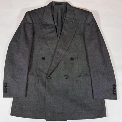 Burberry Double Suit AB5 100% Lambswool Vintage Masaki Suda