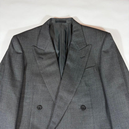 Burberry Double Suit AB5 100% Lambswool Vintage Masaki Suda