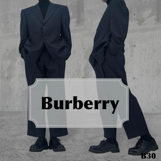 [Extremely Good Condition] Burberry Suit Setup Jacket 90s