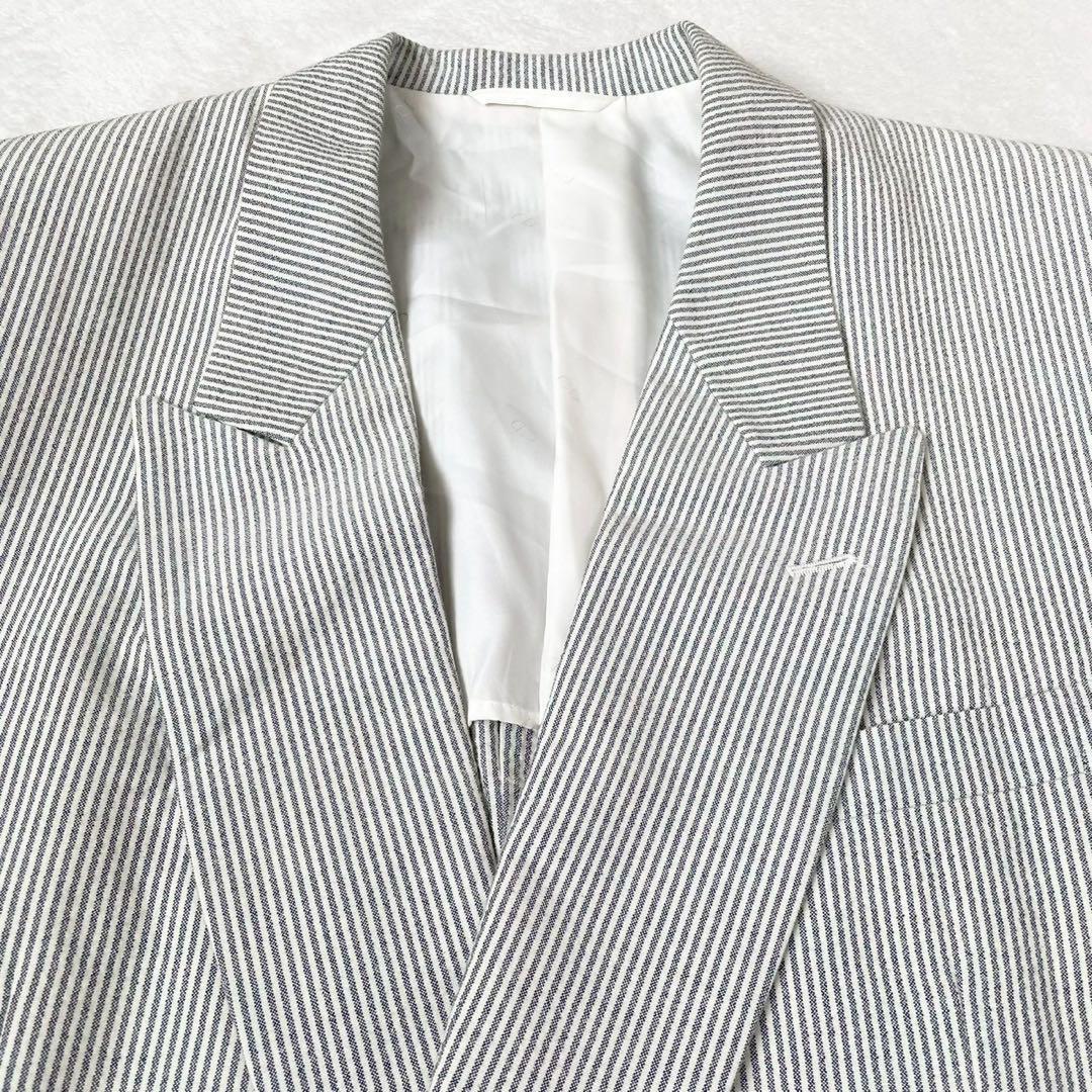 Christian Dior Tailored Jacket Striped Double Cotton