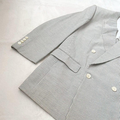 Christian Dior Tailored Jacket Striped Double Cotton