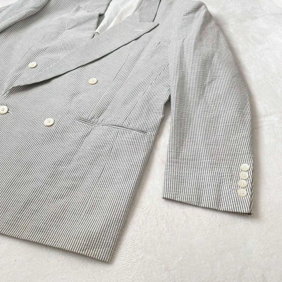 Christian Dior Tailored Jacket Striped Double Cotton