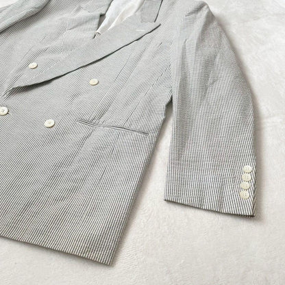 Christian Dior Tailored Jacket Striped Double Cotton