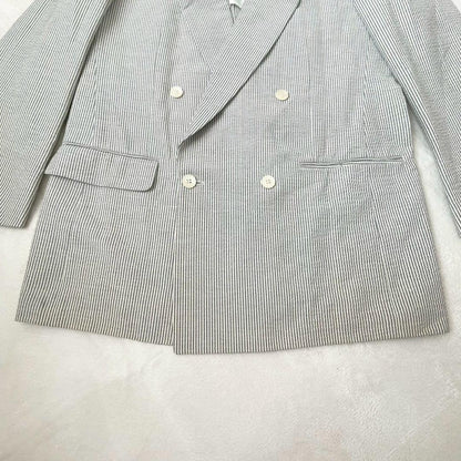 Christian Dior Tailored Jacket Striped Double Cotton