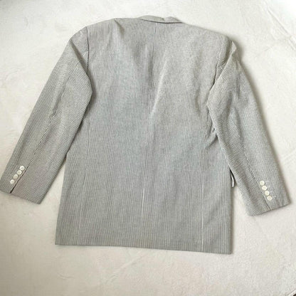 Christian Dior Tailored Jacket Striped Double Cotton