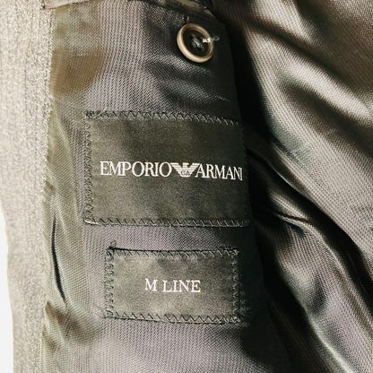 272 [Extremely good condition/current] Emporio Armani finest silk blend suit 44