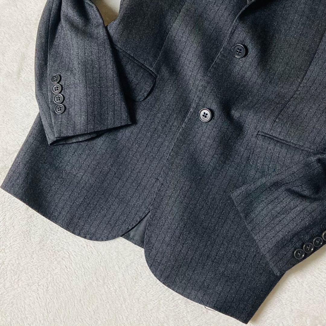 272 [Extremely good condition/current] Emporio Armani finest silk blend suit 44