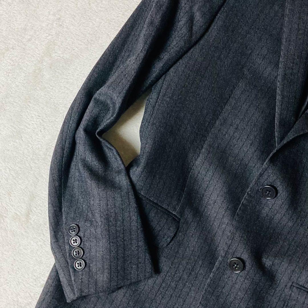 272 [Extremely good condition/current] Emporio Armani finest silk blend suit 44