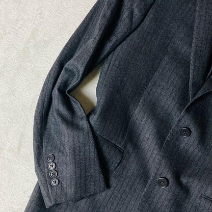 272 [Extremely good condition/current] Emporio Armani finest silk blend suit 44