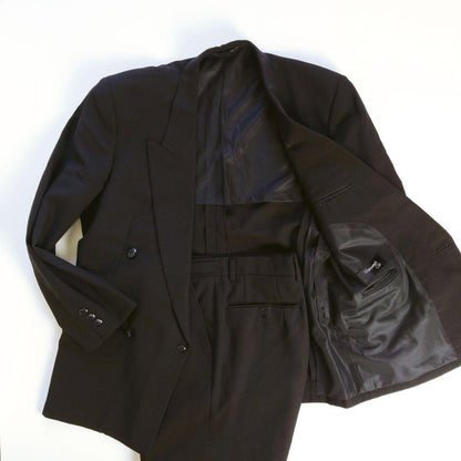 [1 item] Masquerade Club Men's Suit Double Black Formal