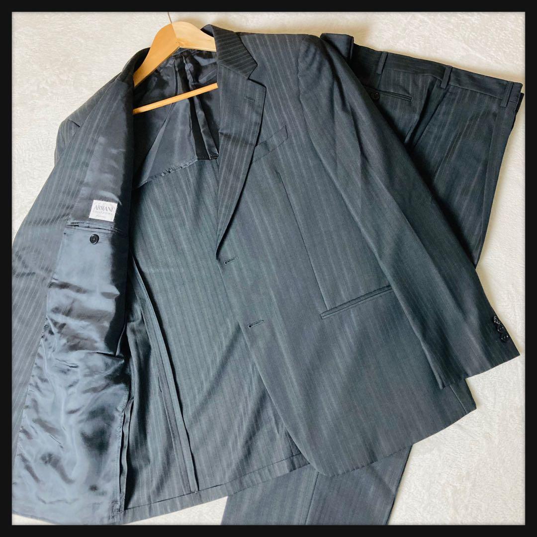 271 [Extremely beautiful/rare XXXXL] Armani Collezioni suit Made in Italy