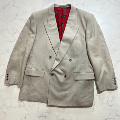 LANCEL Vintage Setup Lining Design Beige XL Equivalent