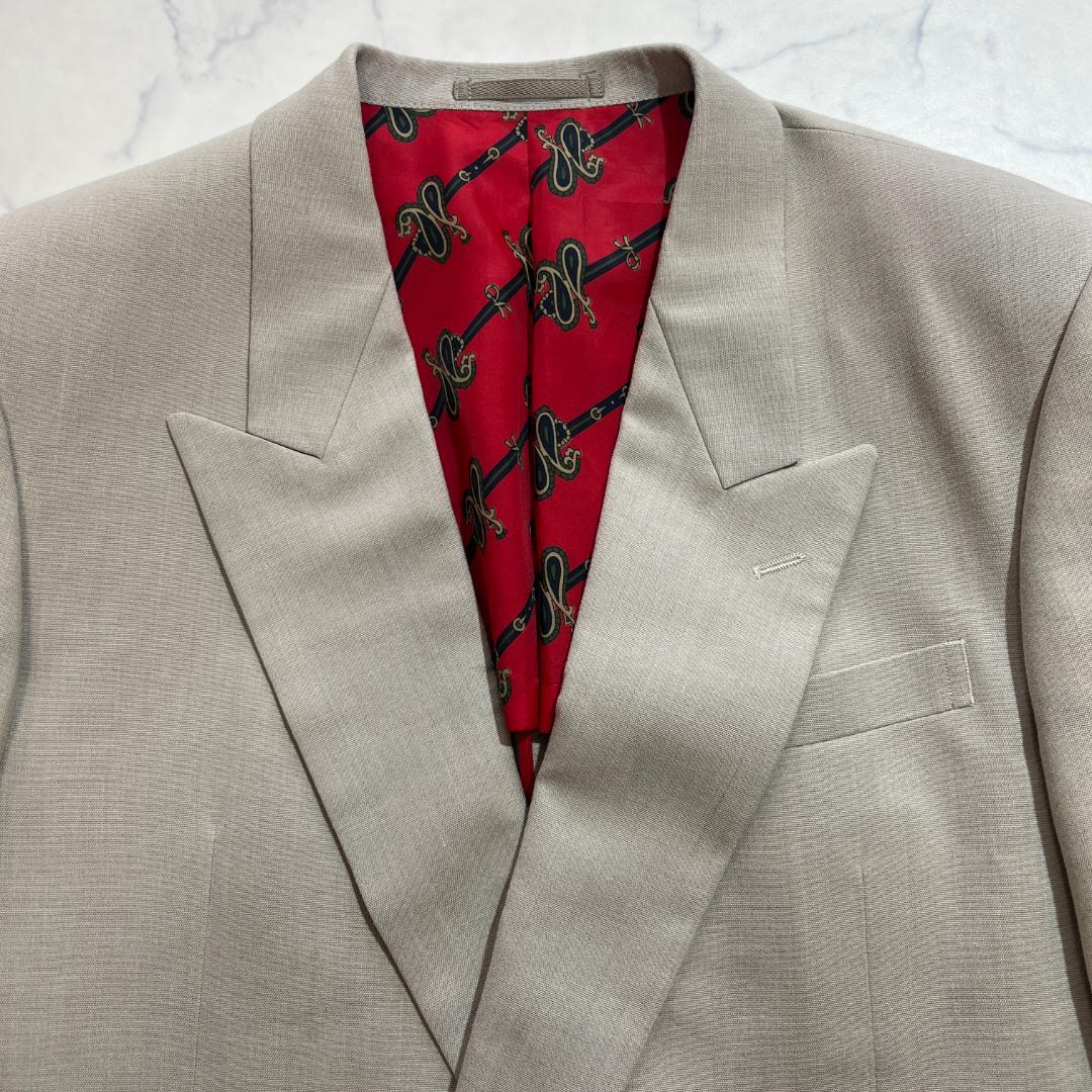 LANCEL Vintage Setup Lining Design Beige XL Equivalent