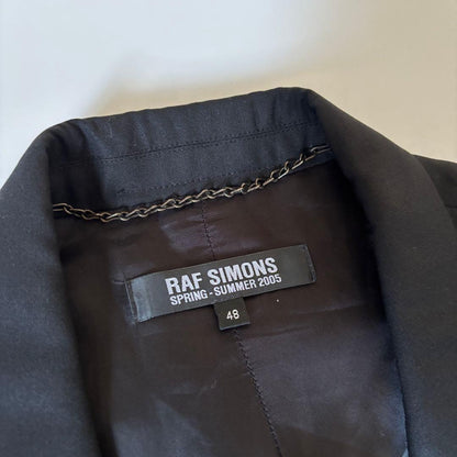 Super rare/RAF SIMONS setup 1B suit wool black 48