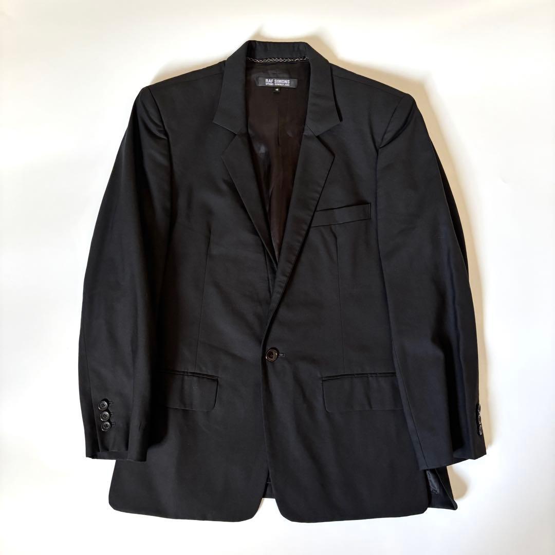 Super rare/RAF SIMONS setup 1B suit wool black 48