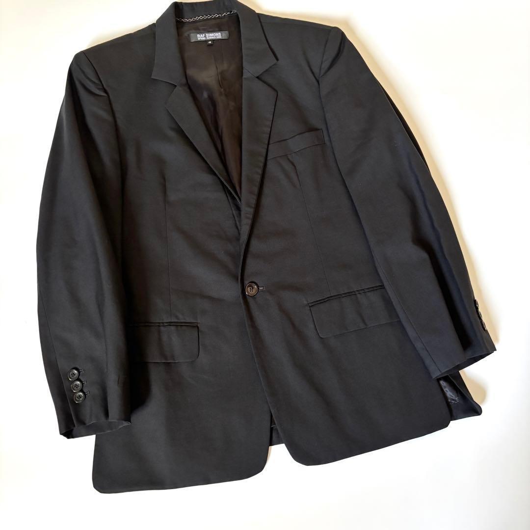 Super rare/RAF SIMONS setup 1B suit wool black 48