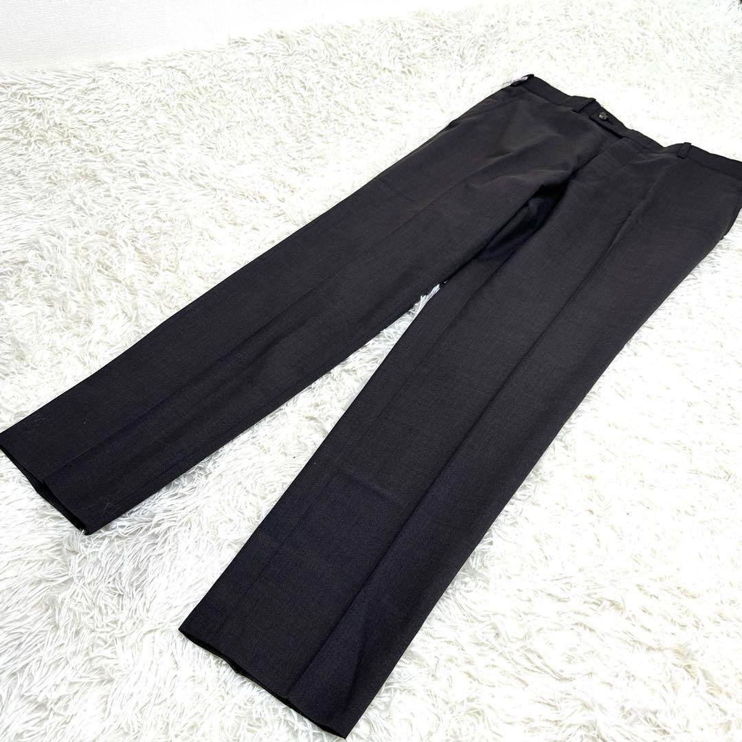 Good condition L vintage suit setup charcoal gray flashy lining
