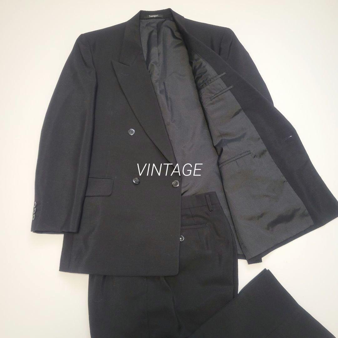 [Top Quality Material] Vintage Double Suit Kid Mohair Blend England