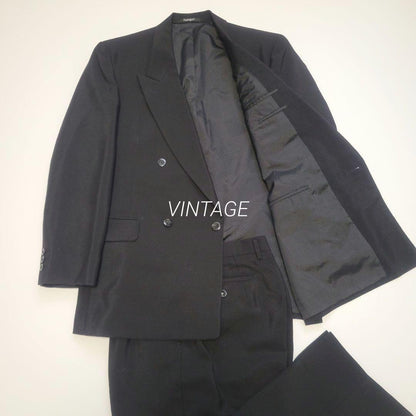 [Top Quality Material] Vintage Double Suit Kid Mohair Blend England