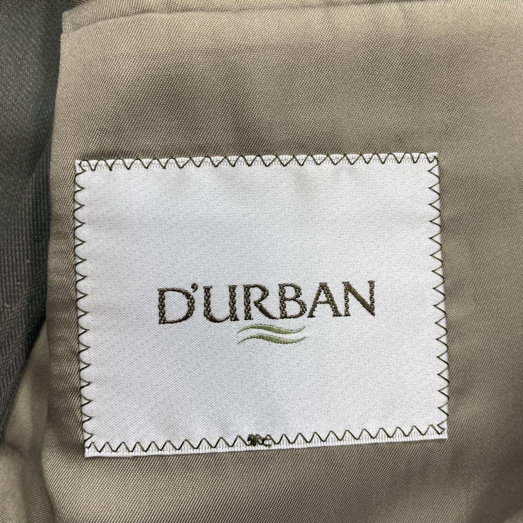 DURBAN Top and bottom set wool suit khaki unlined 4 tucks