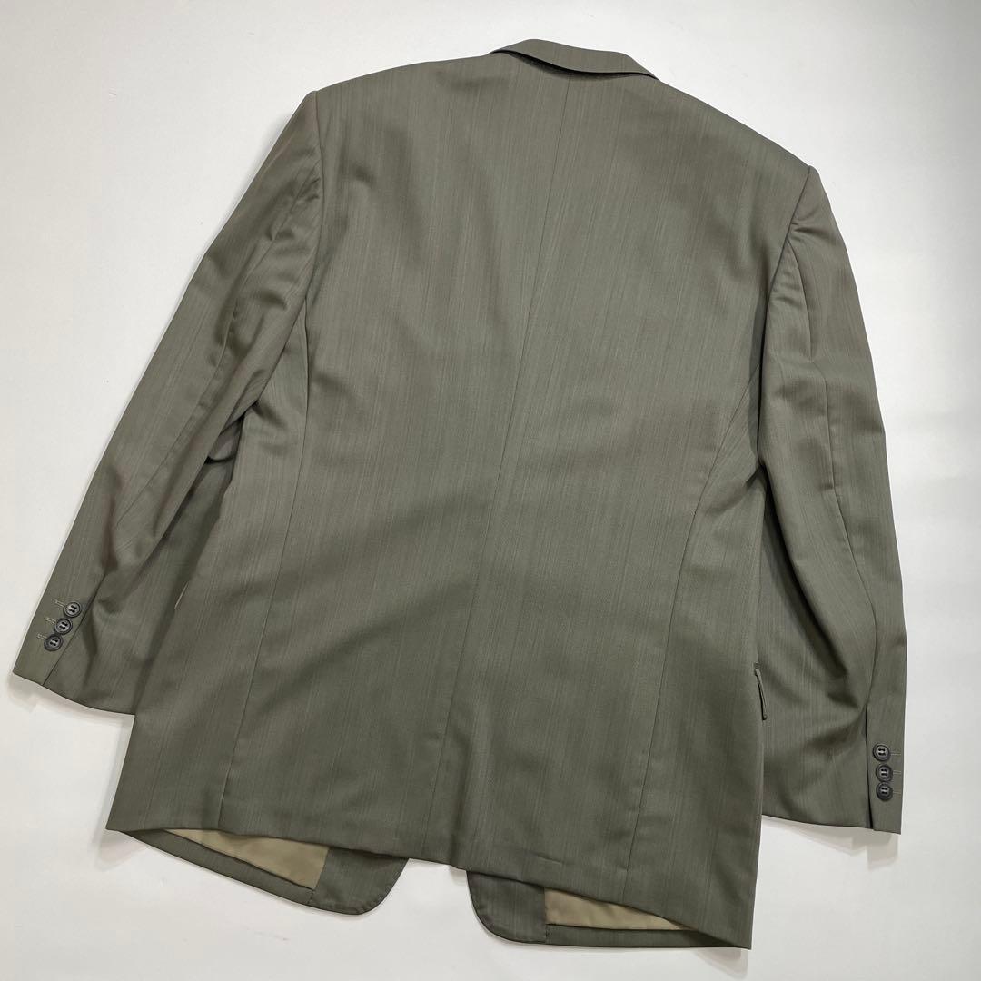 DURBAN Top and bottom set wool suit khaki unlined 4 tucks
