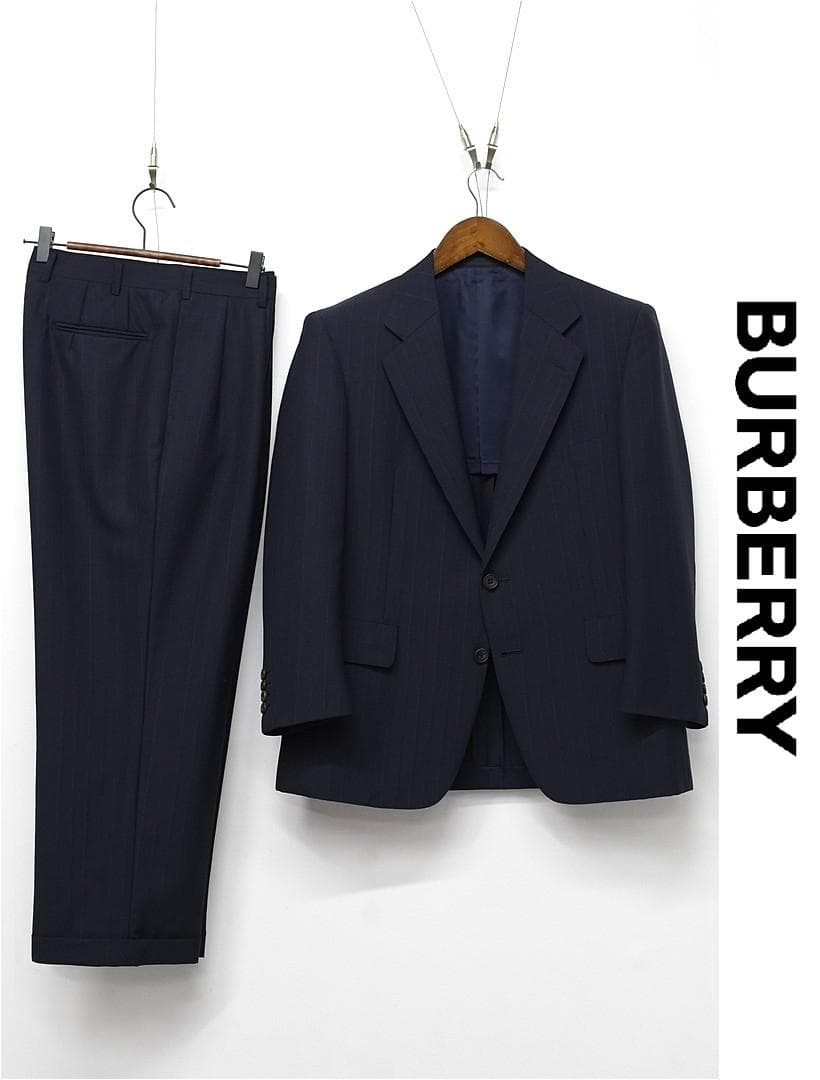 J491 Burberrys' Prestige Collection Suit Mohair AB4