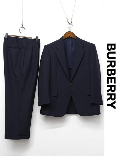 J491 Burberrys' Prestige Collection Suit Mohair AB4