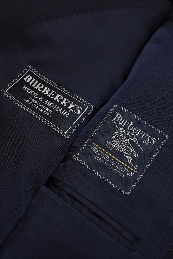 J491 Burberrys' Prestige Collection Suit Mohair AB4