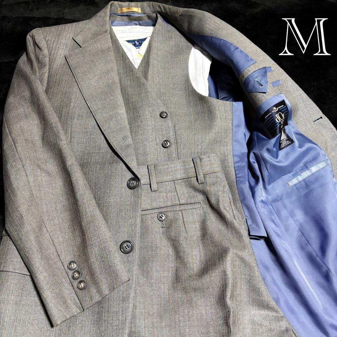 [Vintage] Suit top and bottom 3-piece set, entrance ceremony, graduation ceremony, wedding, party condition◯