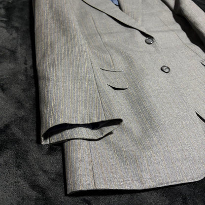 [Vintage] Suit top and bottom 3-piece set, entrance ceremony, graduation ceremony, wedding, party condition◯