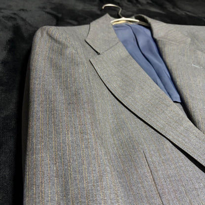 [Vintage] Suit top and bottom 3-piece set, entrance ceremony, graduation ceremony, wedding, party condition◯