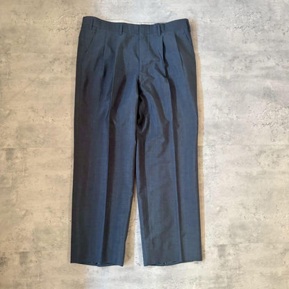 USED VINTAGE Setup Suit Blue Navy Gray