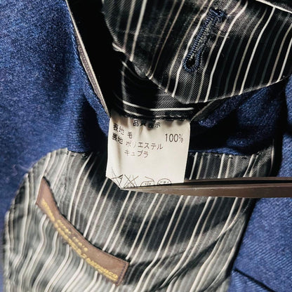 Ilbiretta 3-piece Kanonico fabric suit double skull lining navy fully lined