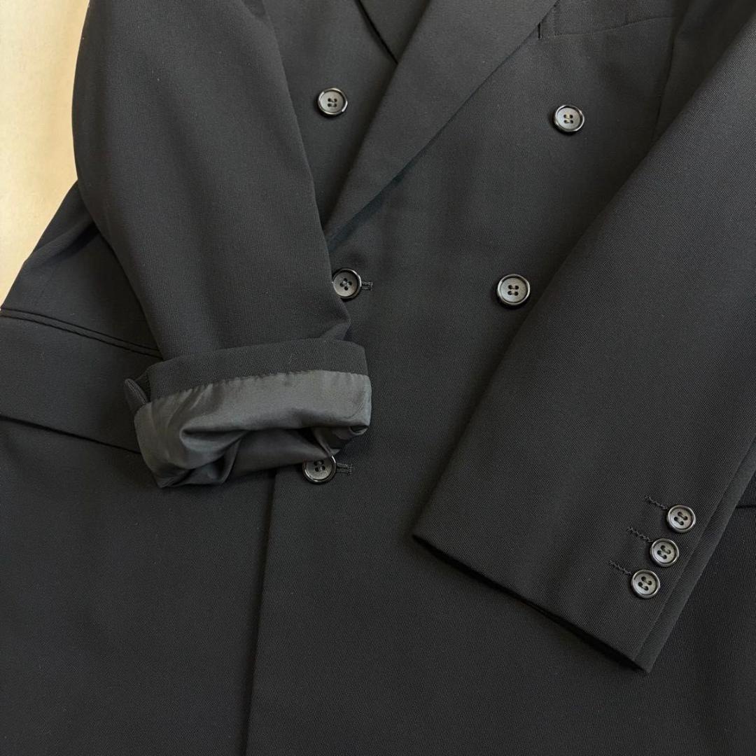 Double Suit Black AB5 Setup Coming of Age Ceremony Graduation Ceremony Retro Men's