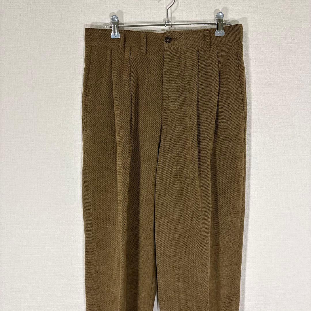 Rare 90s Vintage Tet Homme 4B Setup Suit L Khaki Deformation