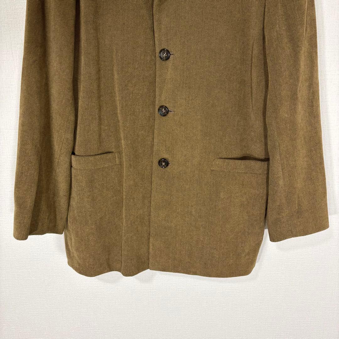 Rare 90s Vintage Tet Homme 4B Setup Suit L Khaki Deformation